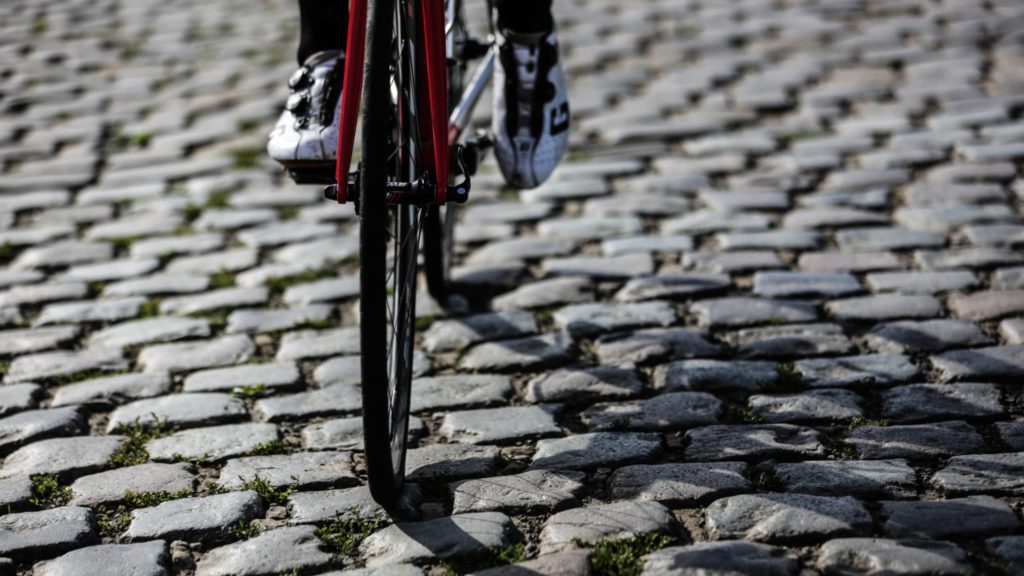 Cobbles cycling on sale